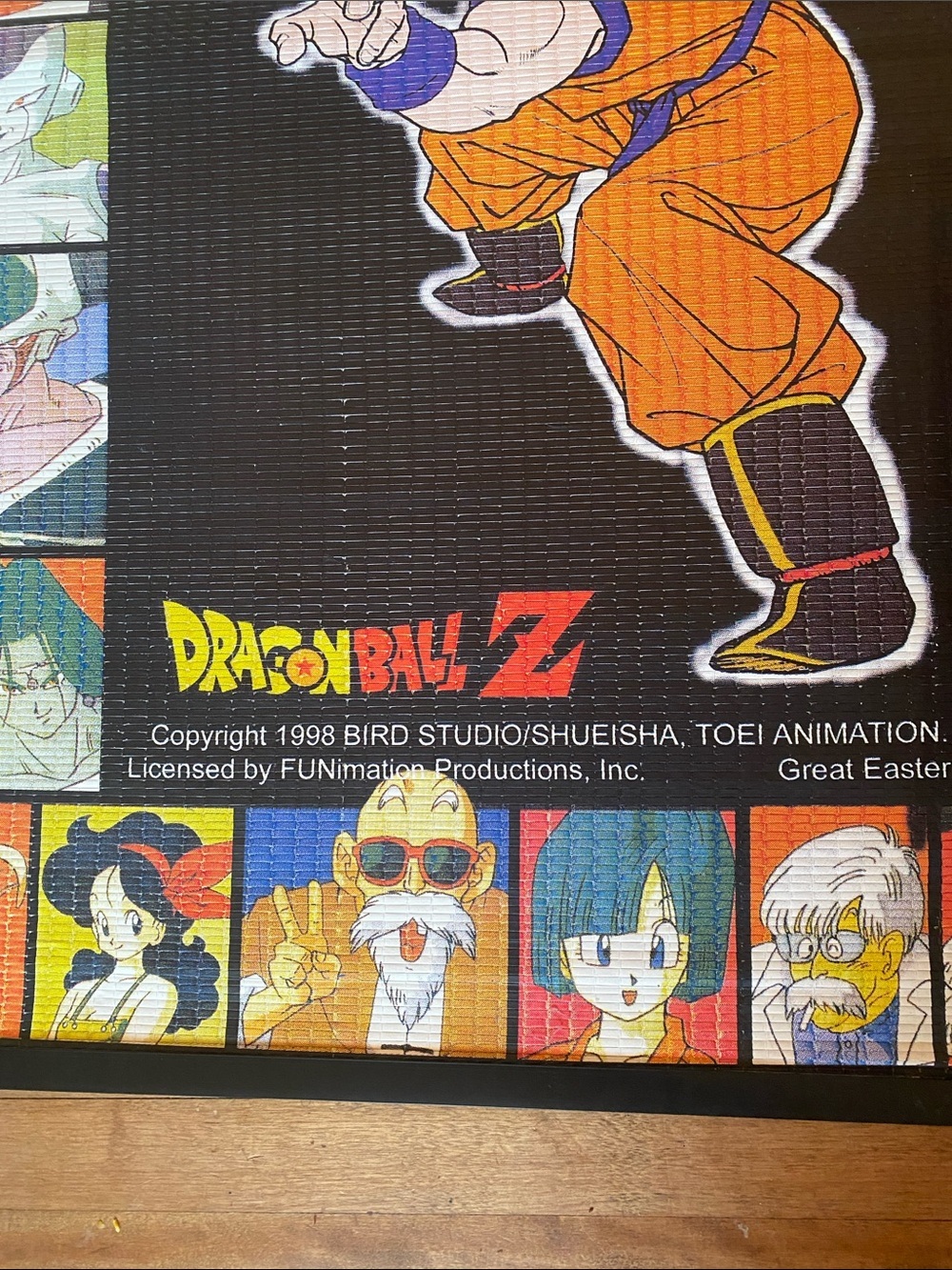 Dragon Ball Z Goku Wall Hanging Window Blinds - Black & Orange - Picture 2 of 6